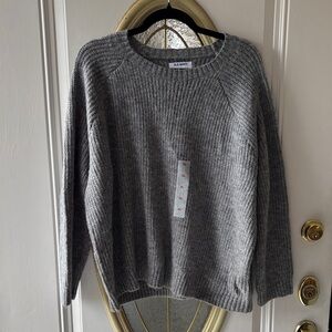 Old Navy Women's Charcoal Knit Sweater